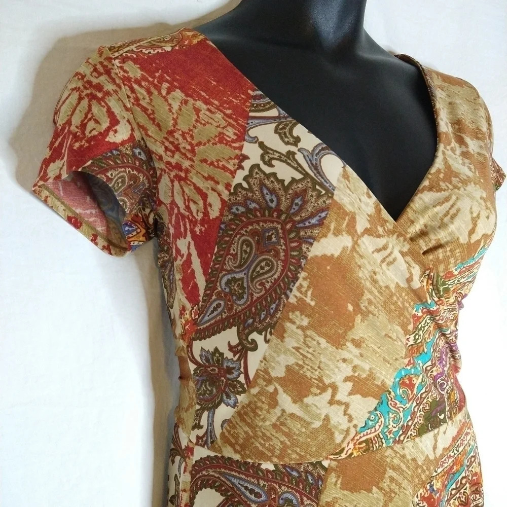 Pretty Ralph Lauren Paisley Print Dress EUC ❤️ - Picture 3 of 12